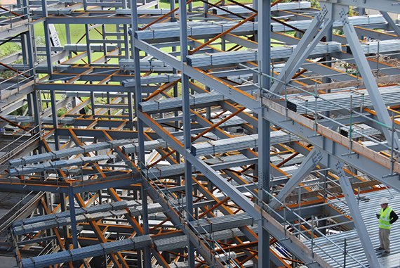Braced framing of Kirkcaldy’s Victoria Hospital