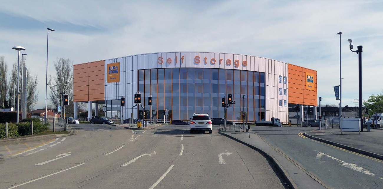 The completed facility will form a landmark structure for the outskirts of Warrington