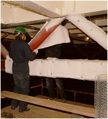 Flexible blanket (Image courtesy of Thermal Ceramics Ltd.)
