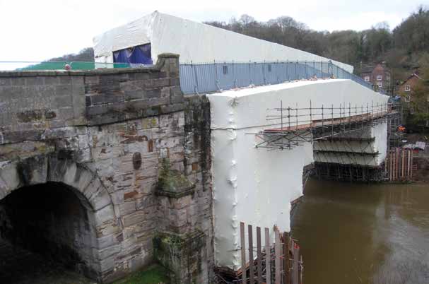 A protective shroud now covers the bridge