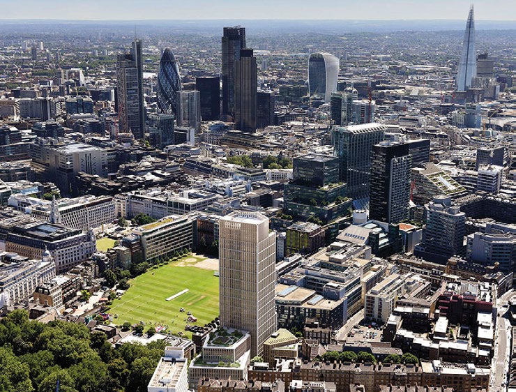 Hylo will be a tall landmark structure overlooking the northern perimeter of the City of London