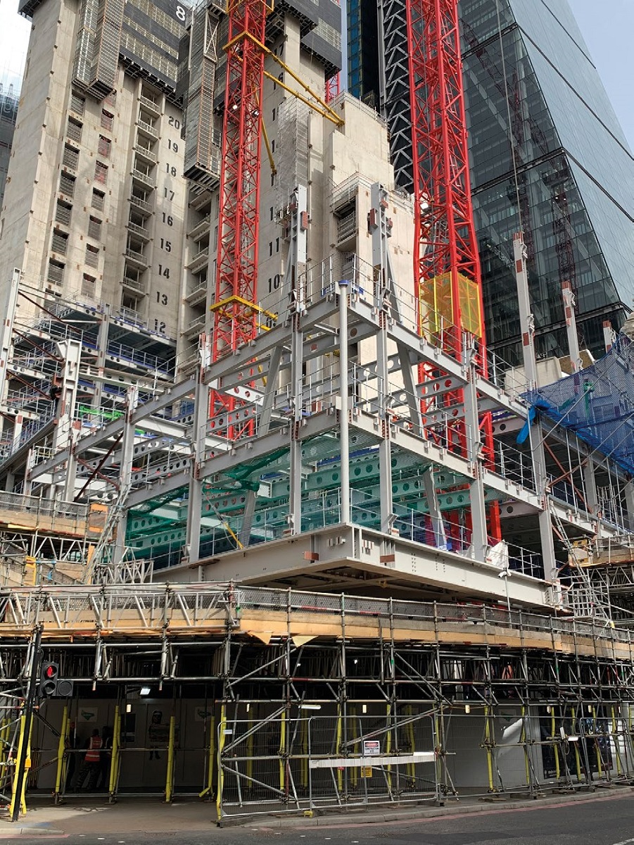 Bespoke and optimised steel sections have been used throughout