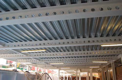 Cellular beams have created the 12m-long clear spans