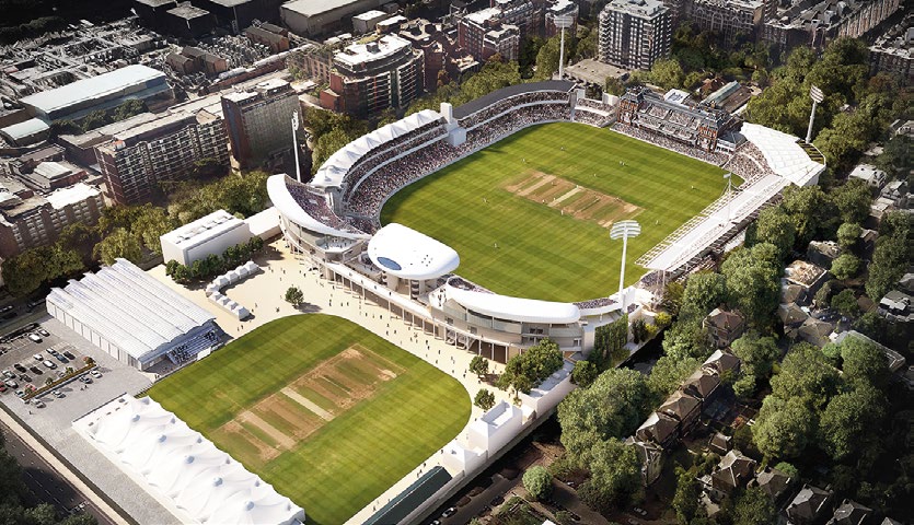 The new stands also overlook the Nursery Ground, which is positioned adjacent to the main Lord&#39;s pitch