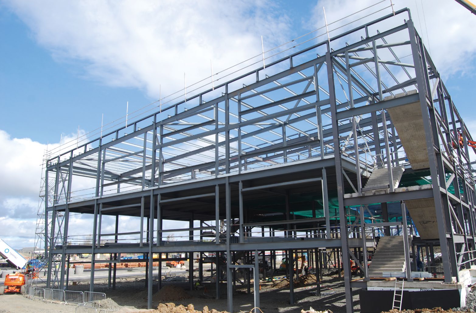 The three-storey teaching block