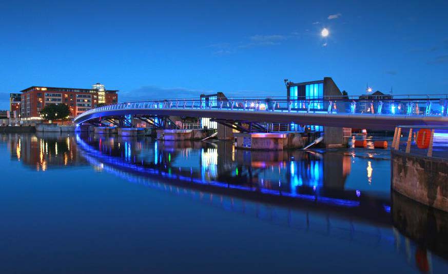 Lagan Weir Pedestrian and Cycle Bridge, Belfast