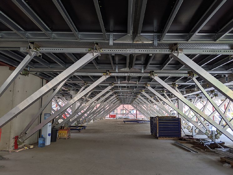 Tata Steel&#39;s ComFlor is re-purposed as secondary beams