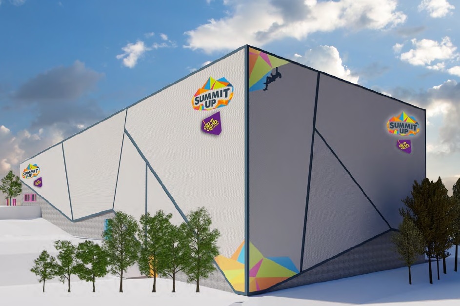 Visualisation of the completed centre