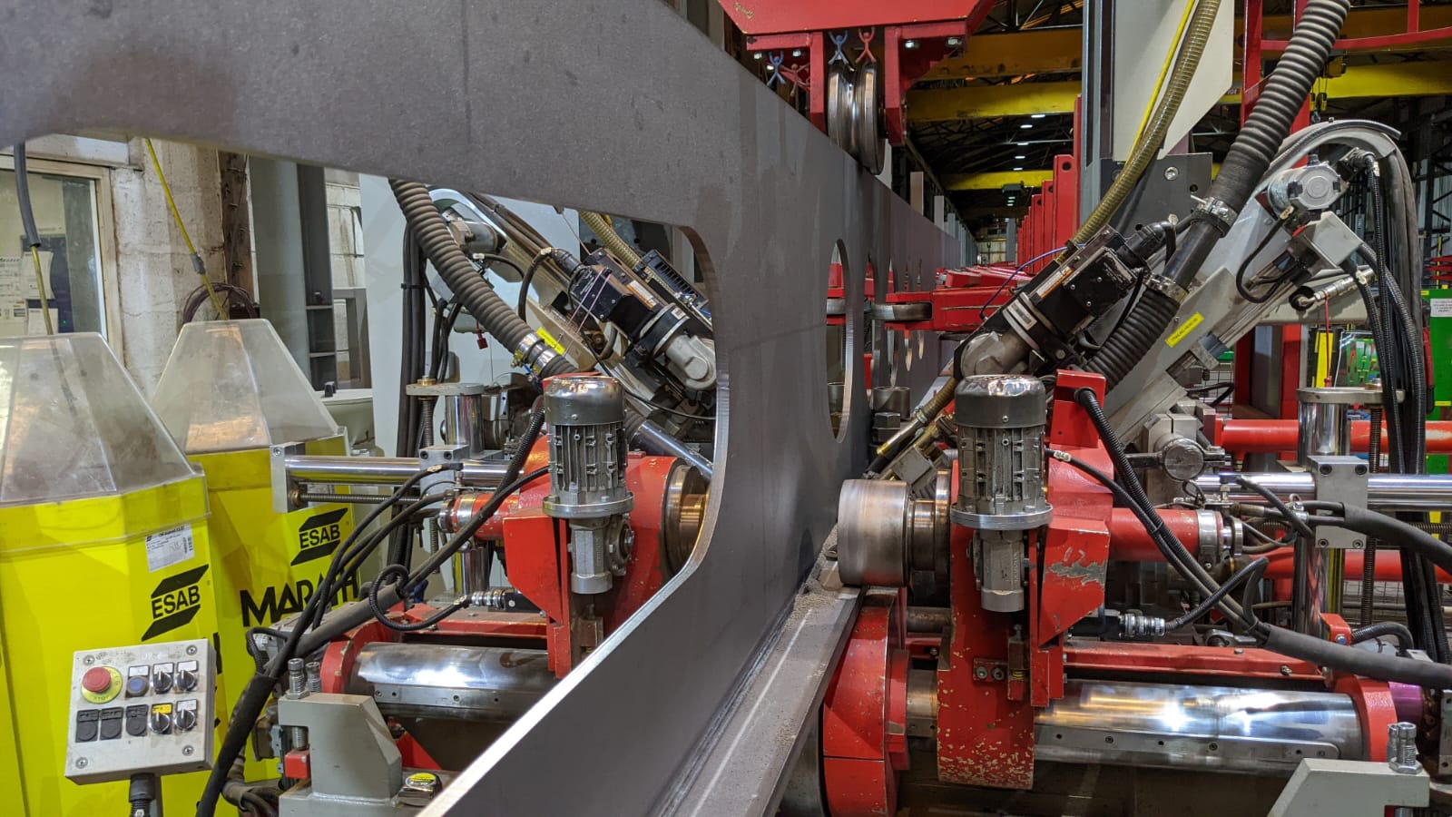 Fabricating a cellular beam from plates&lt;br&gt;&#39;&#39;(Image courtesy of Fabsec Ltd.)&#39;&#39;