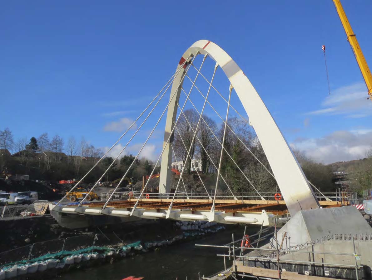 The new bridge will offer better transportation links across the River Taff