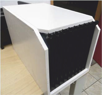 Integration of PCM in a square ventilation duct