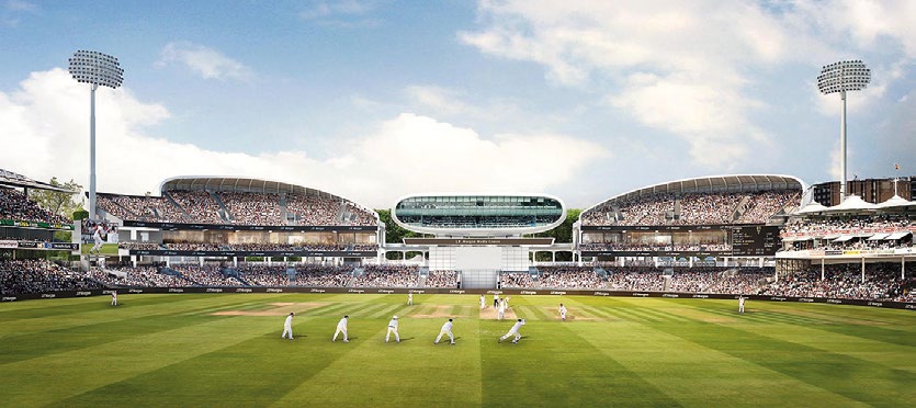 How the new stands will fit into the overall design of the cricket ground