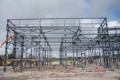 Cellular beams have been used for service integration