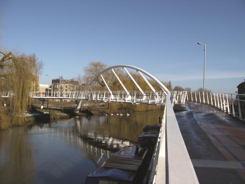 Cambridge Riverside Footbridge