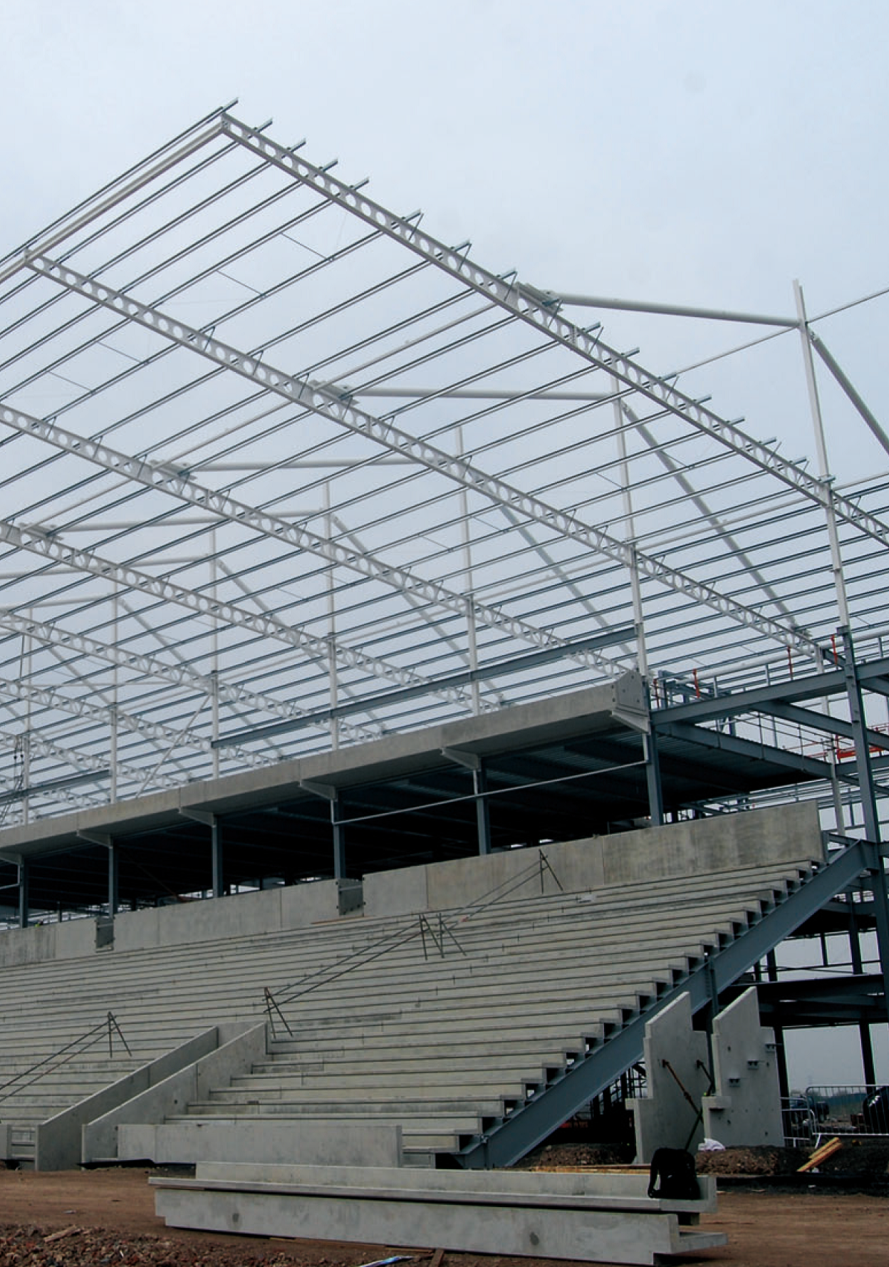 A Class 3 stadium structure requiring a systematic risk assessment as part of the robustness design process