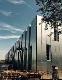 The clad structure nearing completion