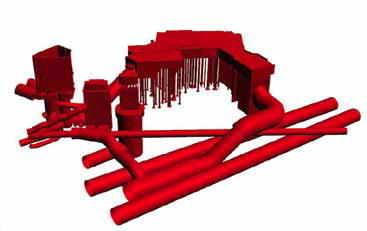 &#39;&#39;&#39;Small footprint:&#39;&#39;&#39; The basement has to fight for space with the Underground