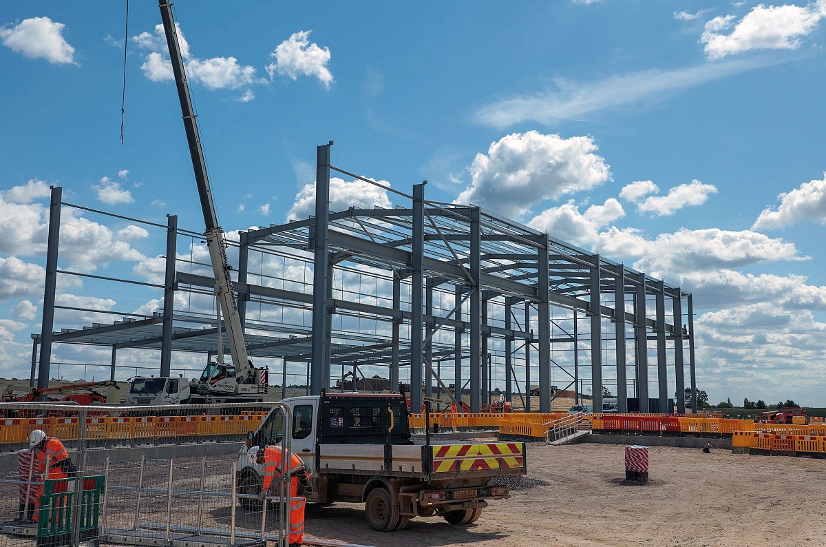 Large, quick to erect steel frames have proven to be the ideal solution to aid HS2’s tunnelling and bridgeworks
