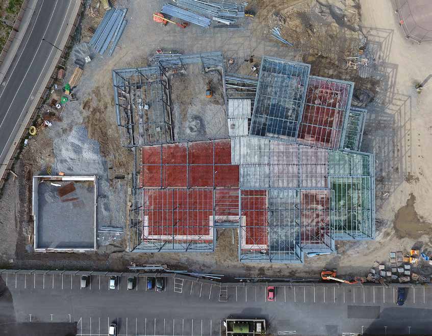 The design is based around a series of isolated boxes