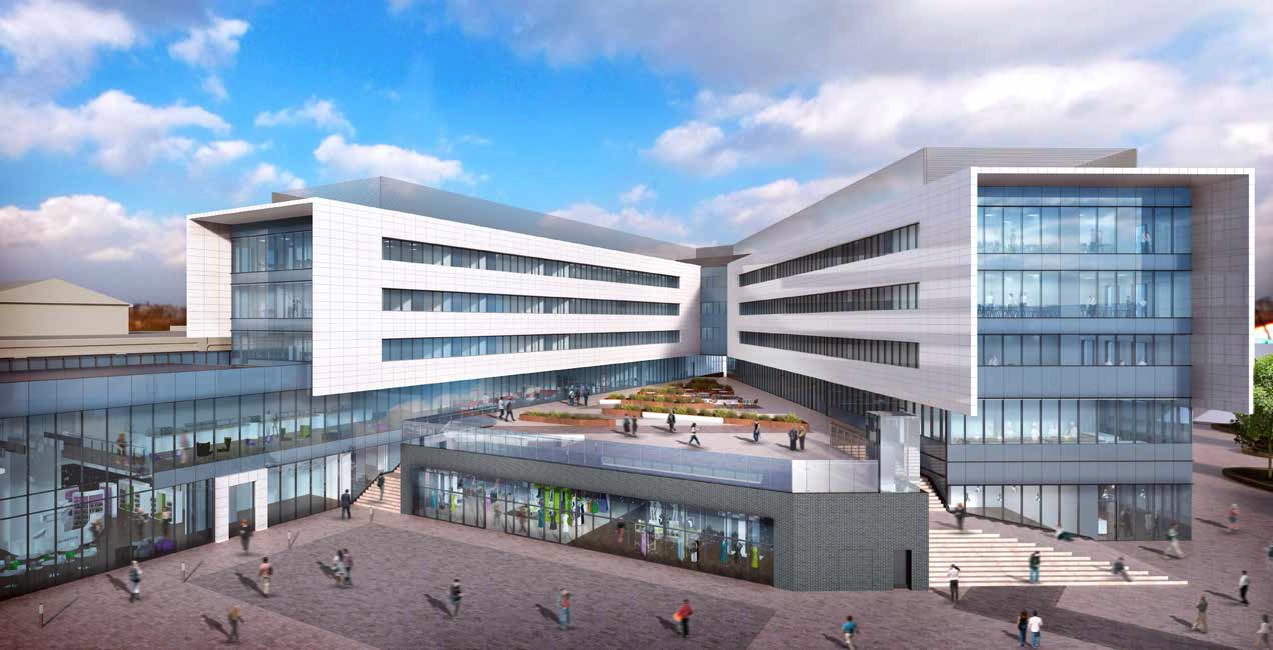 Council offices, a college and a store will all be housed within Phase Two