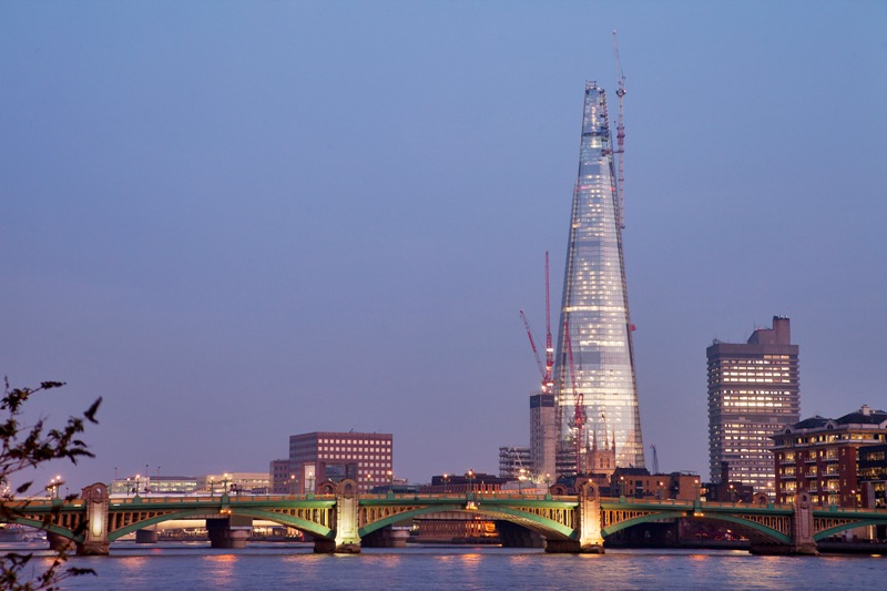 The Shard (Image courtesy of Severfield plc.)