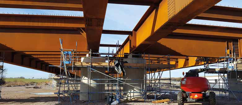 Elements forming the River Great Ouse Viaduct