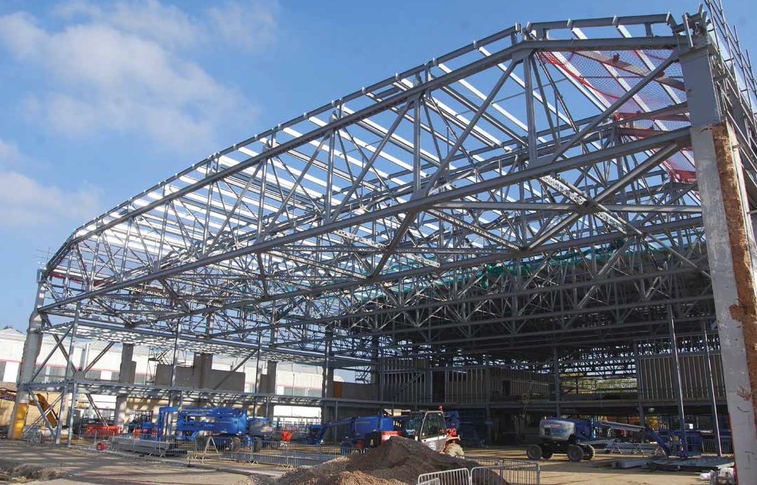 Conversion of a 1930's aircraft hangar into a new academy International Aviation Academy, Norwich