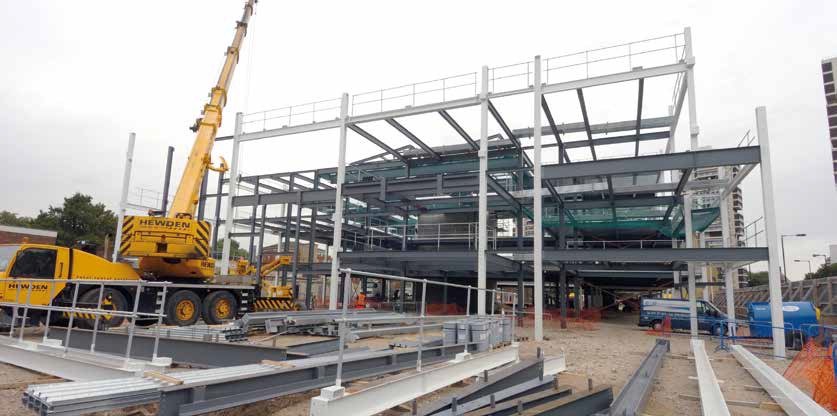 The chosen steel framed design has saved the client time and money