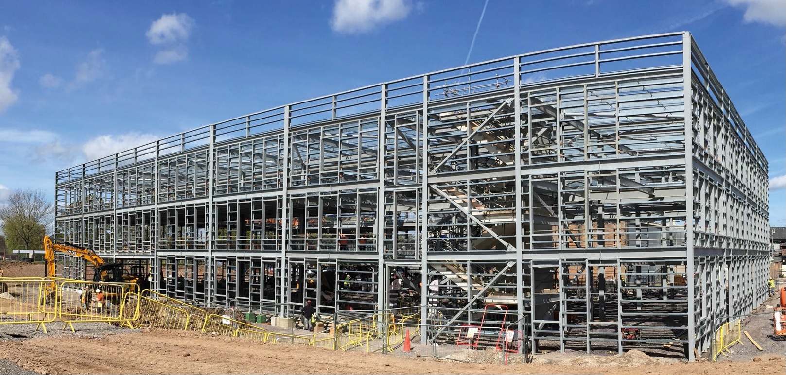 The new three-storey teaching block