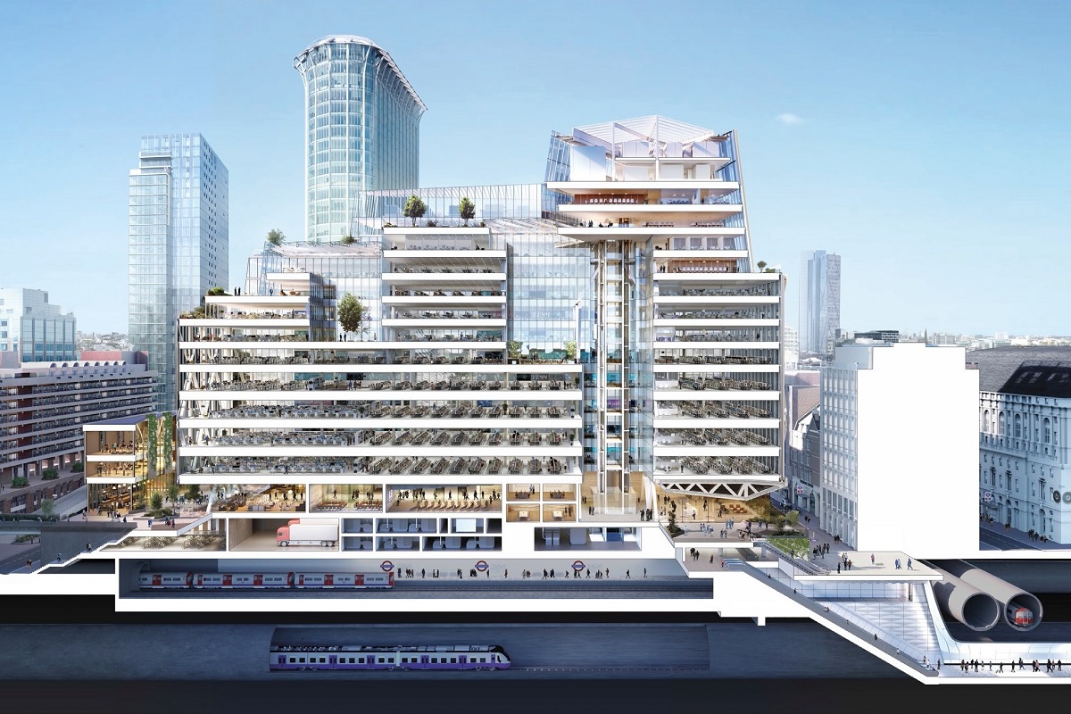 Visualisation showing the numerous underground constraints