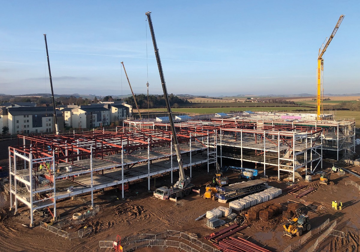 The college is being built on a greenfield site on the outskirts of St Andrews