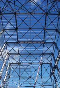 A section of the roof can be removed to allow boiler installation