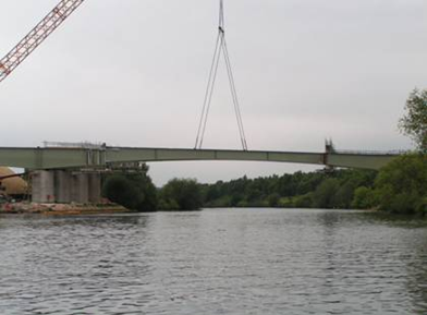 Lagentium Viaduct, A1(M) Darrington to Dishforth (Image courtesy of Mabey Bridge Ltd.)