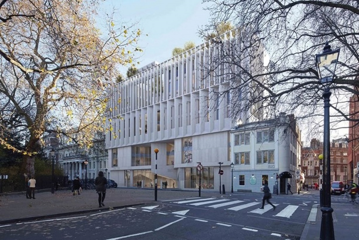 Visualisation of the completed Marshall Building