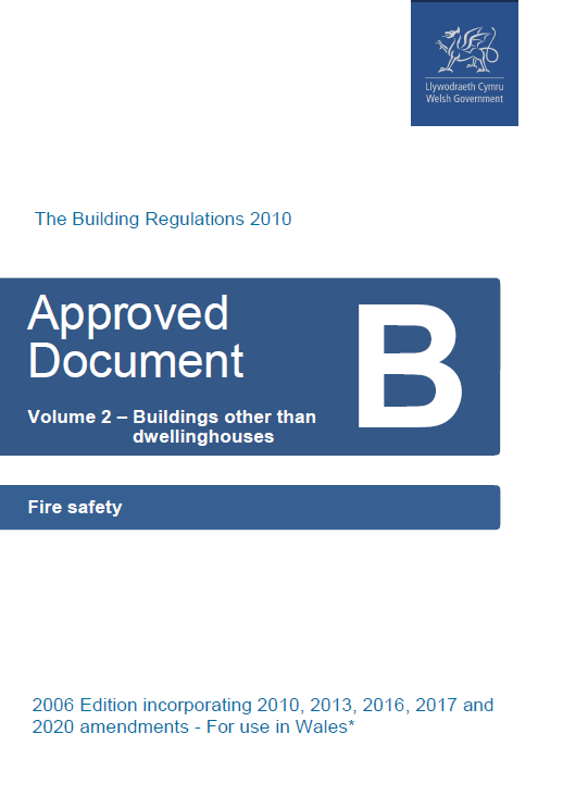 Welsh Approved Document B&lt;ref name=&quot;No18&quot;&gt;&lt;/ref&gt;