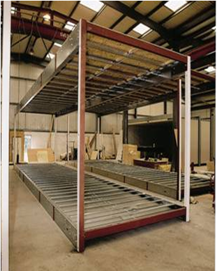 Primary steel frame used in a fully open sided module (Image courtesy of Kingspan Off-Site and Modular UK)