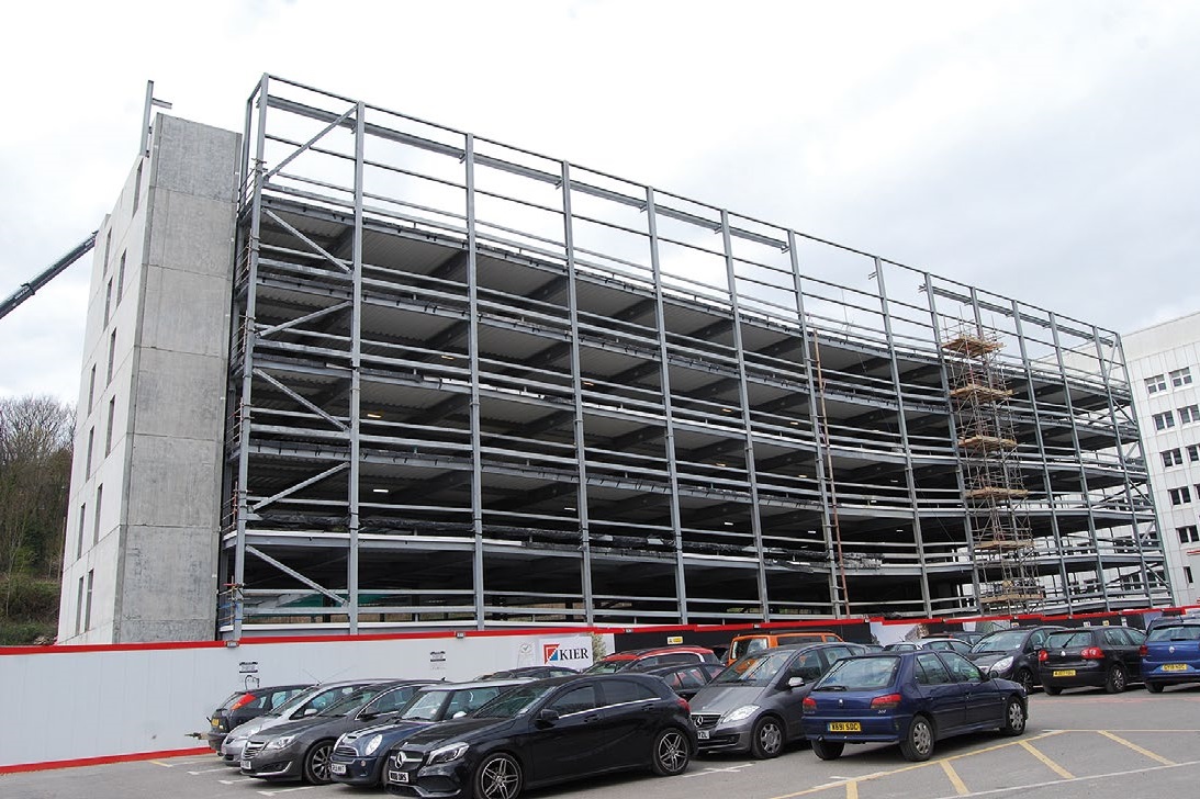 The Brighton car park has a core at either end