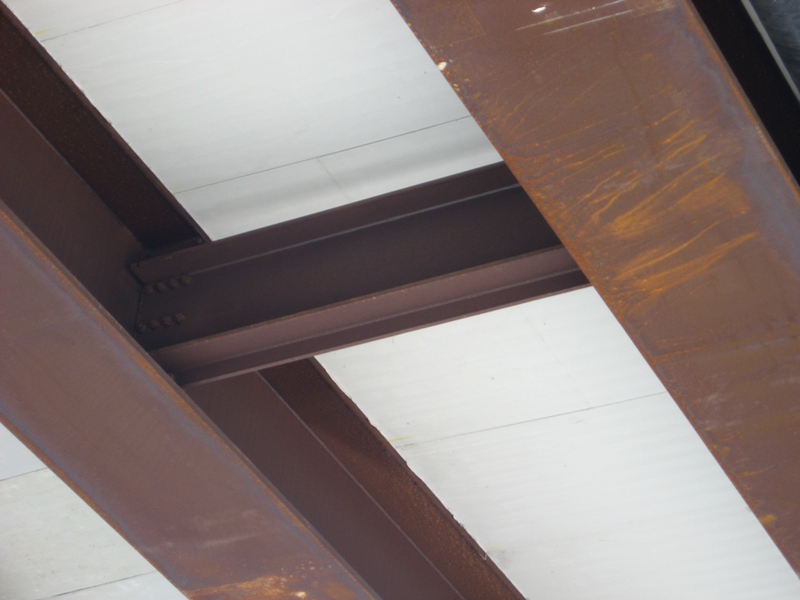 Fabricated channel bracing A34 Wolvercote Viaduct, Oxford