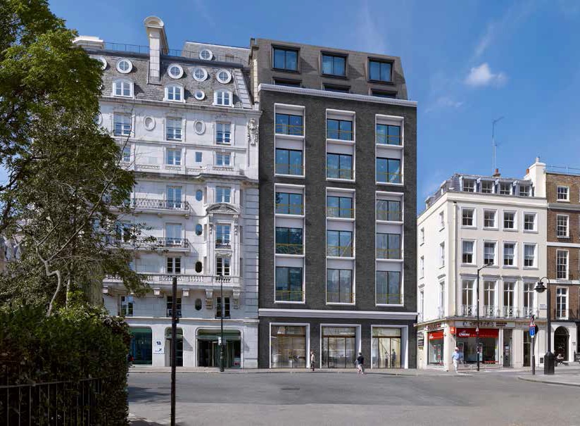 The new Hanover Square façade