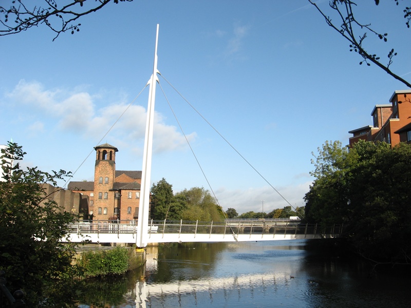 Decorative spike at Cathedral Green Footbridge