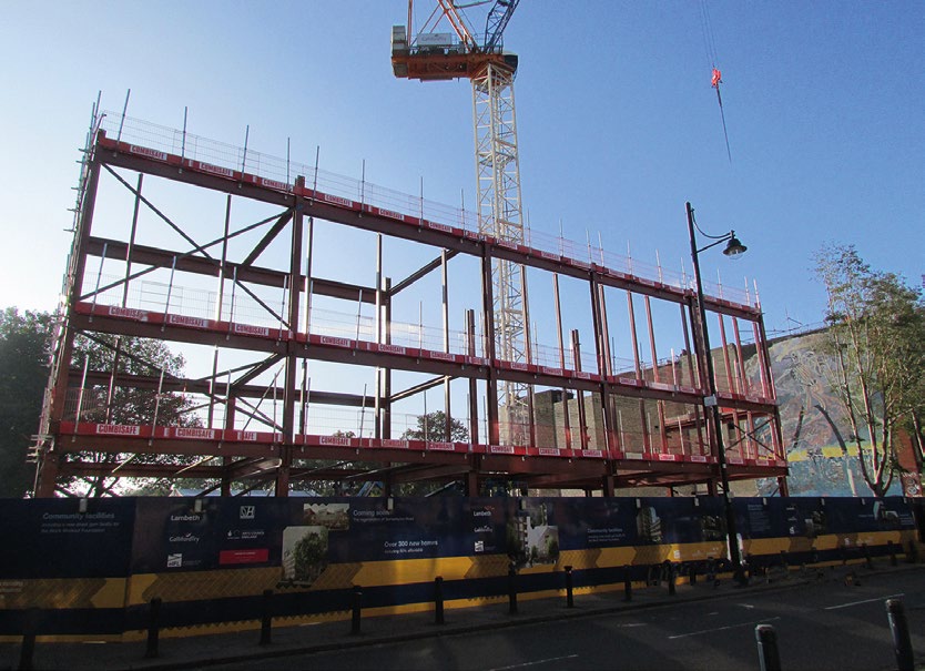 Steelwork was chosen as it provided the most efficient solution for the theatre&#39;s complex design