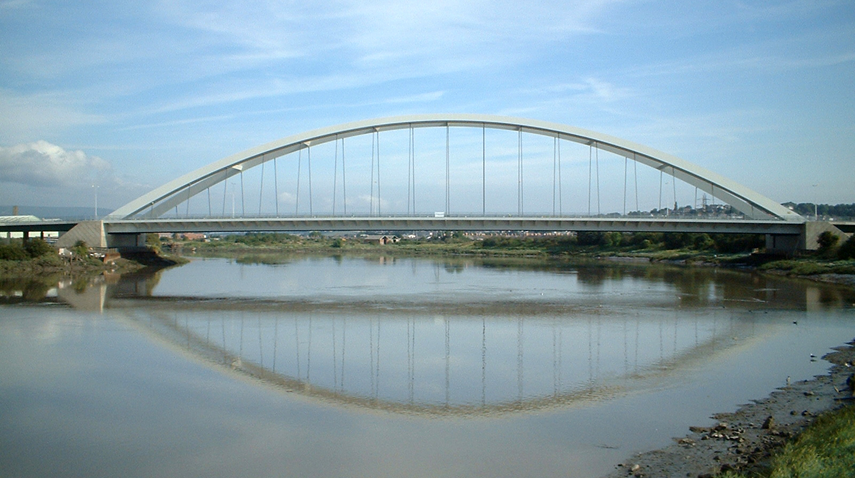 River Usk Crossing, Newport (Image courtesy of Mabey Bridge Ltd.)
