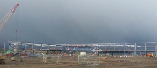 A clean and dry site has been maintained throughout the project by Galliford Try