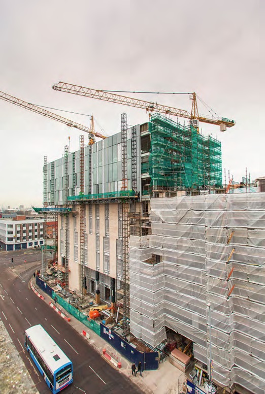 Block B occupies a plot on a prominent intersection