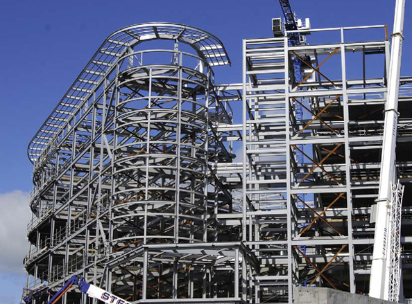 Construction of a new wing of Kirkcaldy’s Victoria Hospital