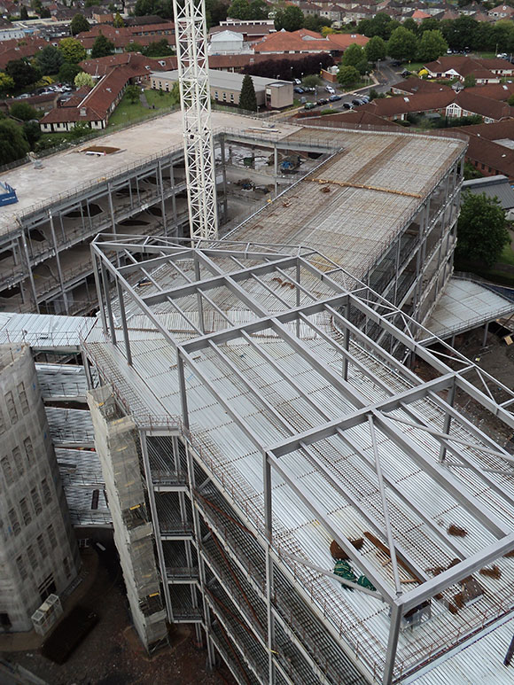 All blocks will have a covered rooftop plant area