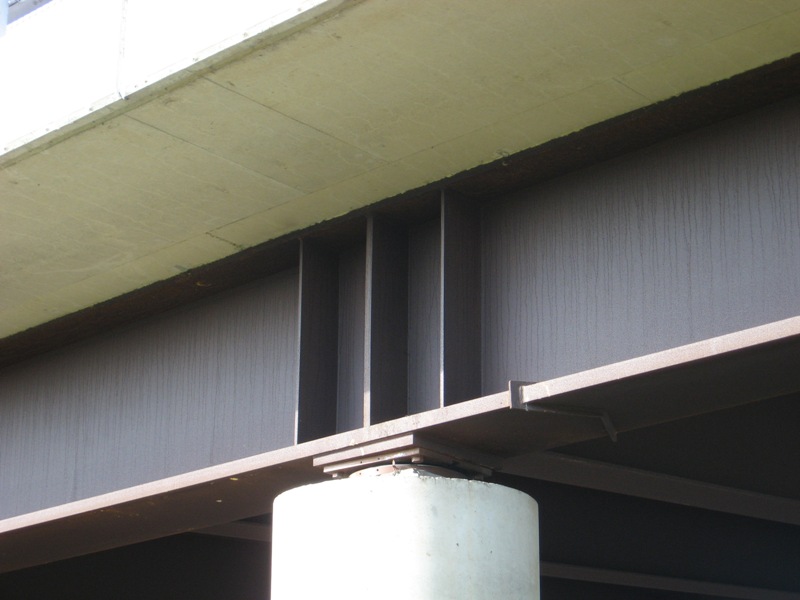 Continuous construction over intermediate piers A34/M4 Junction 13, Chieveley