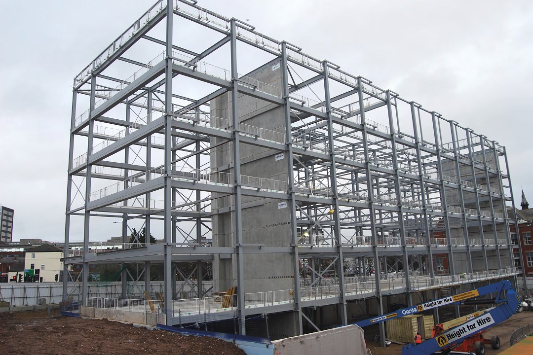 A steel solution was chosen for its flexibility