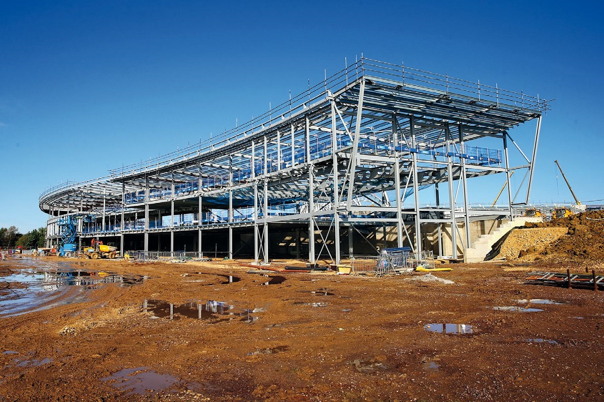 The three-storey training centre building will include an hotel
