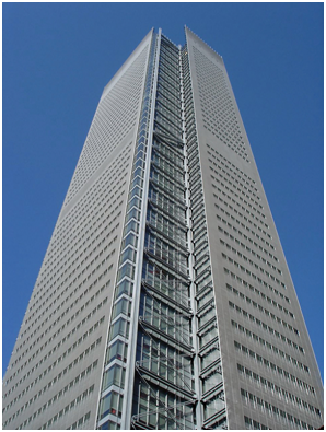 The New York Times HQ with thick film epoxy fire protection to the exterior steel (Image courtesy of International Paint)